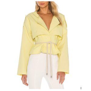 L'Academie The Armelle Pale Yellow Jacket